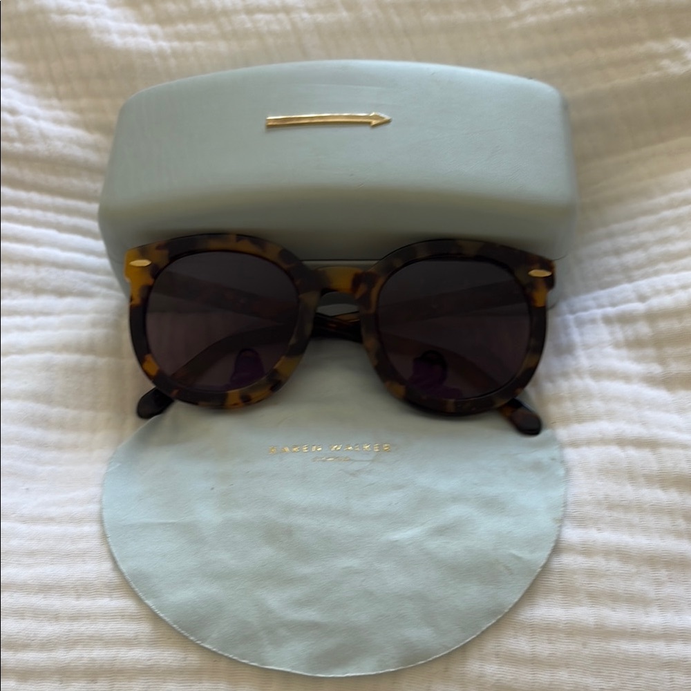 Karen Walker Tortoise Shell Sunglasses